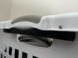 Sterilite laundry hamper handle repair/upgrade