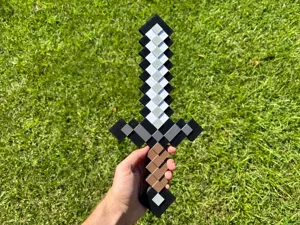 Lifesize Minecraft Sword (5&4 Colors)