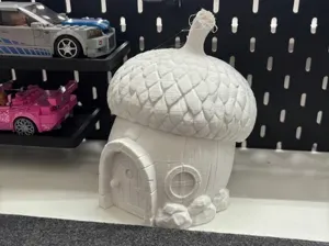 Whimsical Acorn Fairy House 3D Print