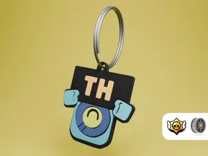 Team Heretics Pin | Brawl Stars Keychain Series