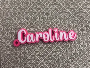 Caroline name keychain