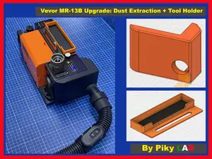 Vevor MR-13B: Dust Extraction + Tool Holder