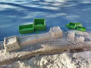 Great Wall Beach Mold长城沙滩模具