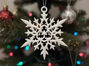 Royal Lattice Snowflake Ornament
