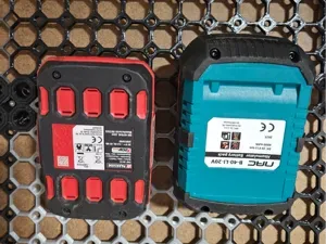 Parkside battery holder for multiboard
