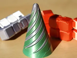 The original spiral cone fidget toy