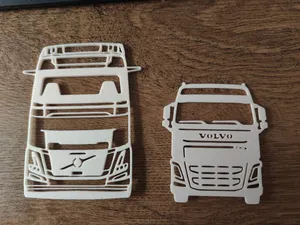 Volvo truck sihlouette