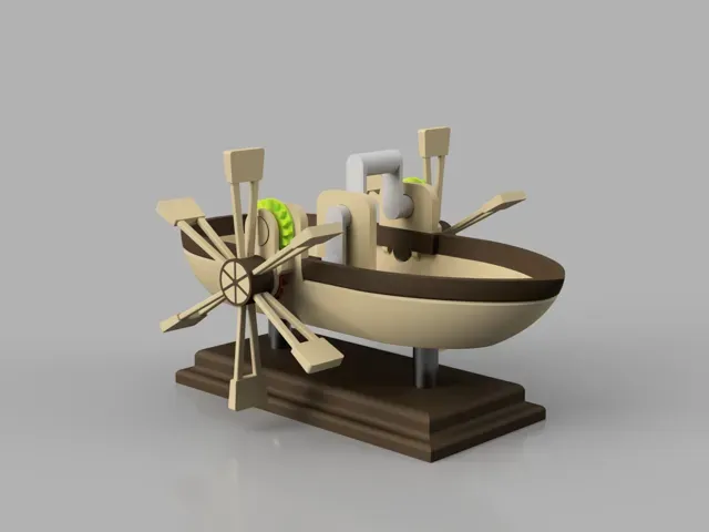 Leonardo Da Vinci's Vision: The Paddle Boat — Фото 6 из 6