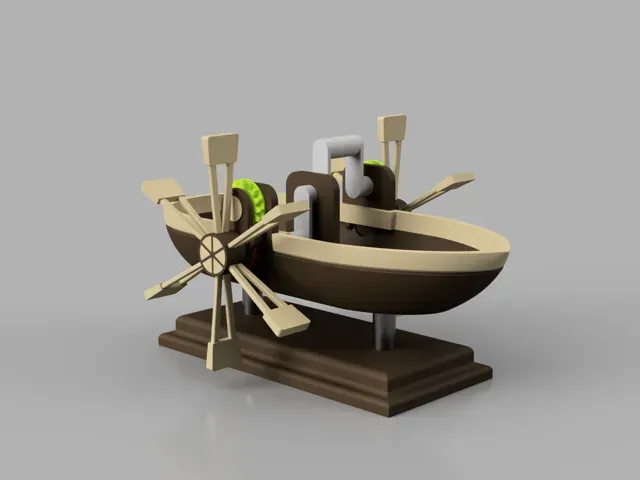 Leonardo Da Vinci's Vision: The Paddle Boat — Фото 5 из 6