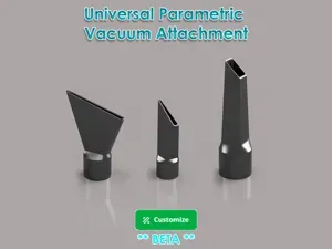 Parametric Vacuum Cleaner Nozzle Adapter Generator