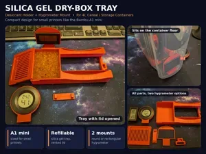 Snap-In Silica Gel Dry Box for A1 mini (4L Cereal)
