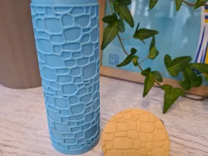 Stone Wall Texture Rolling Pin – for Clay Polymer