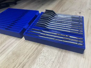 Wood Drill Bit Box for set of 14
