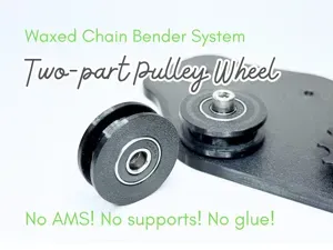 Pulley wheels for Waxed Chain Bender - no supports