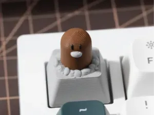 Diglett Pokemon Keyboard Keycap MX