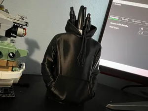 Pencil Holder Hoodie Sweater (actual fit)
