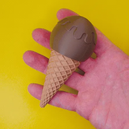 Waffle Cone Ice Cream Clicker Fidget — Image 2 of 16