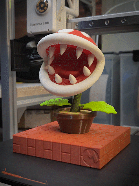 摇头晃脑的食人花 (no AMS) Bobblehead Piranha Plant