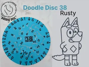 Doodle Disc 38 Rusty (from Bluey)