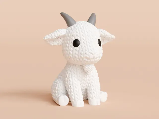 Knitted Goat