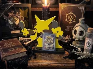 Alakazam Pokemon card display stand