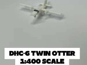 DHC-6 TWIN OTTER 1:400 Scale Model
