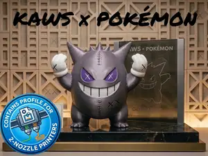 KAWS x POKEMON - GENGAR (Also 2 nozzle printers)