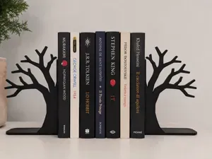 Tree Silhouette Bookends