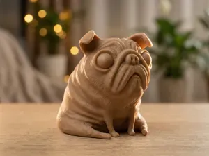 Adorable Chubby Pug