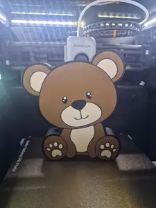 Bear Teddy Lightbox AMS Printed Multicolor