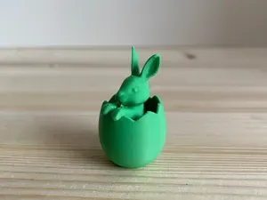Bunny in Eggshell