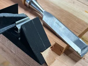 Chisel Miter Guide 45 degree mitered dovetails SML