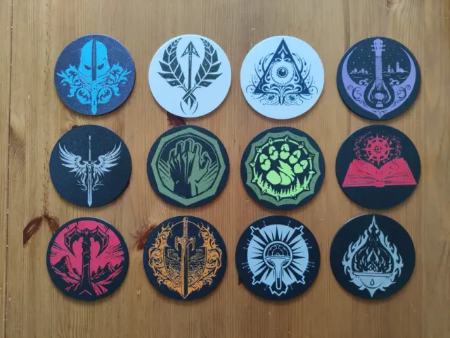 Dungeons & Dragons Coasters (Class)