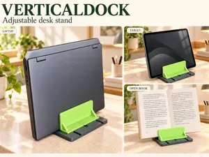 VerticalDock – Adjustable Vertical Laptop Stand