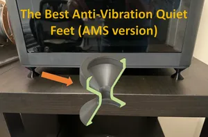 The Best Anti Vibration Feet (Actually Flexible) (AMS Version.)