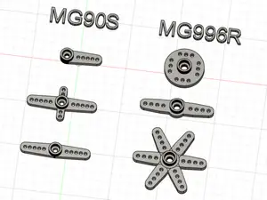 ServoMotor Arms MG90S MG996R