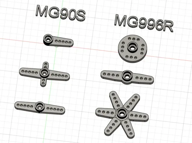 ServoMotor Arms MG90S MG996R