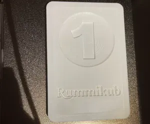 Large Rummikub tile