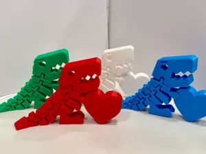 Flexi Rex Valentine's Day fidget toy