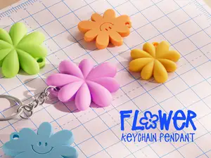 Flower Keychain Pendant