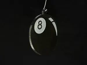 Magic ball keychain