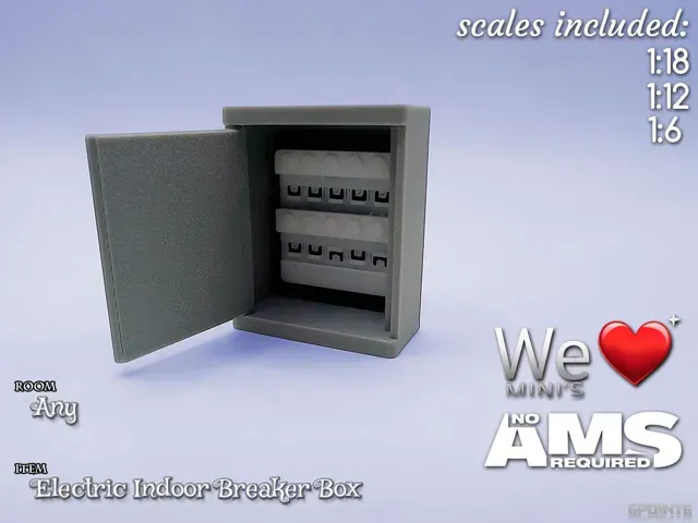 Electric Indoor Breaker Box 1:12 1:18 1:6