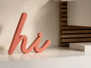Hi Word Sign