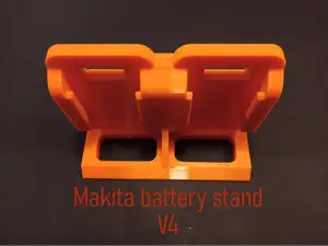 Quadruple Makita battery stand. 10,8-12v
