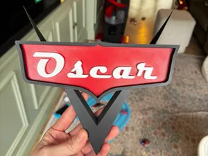 Pixar Cars Door Sign