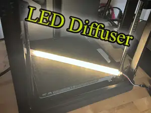 Snap-Fit Scalable LED Strip Diffusers