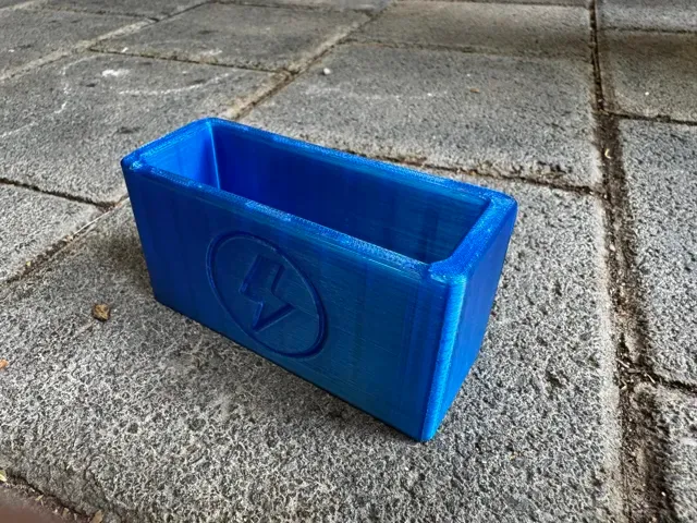 Lightning Bolt Business Card Holder Desk Organizer — Фото 2 из 4
