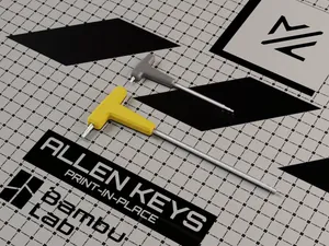 Bambulab Allen keys X2D P2S H2 / Print-in-place