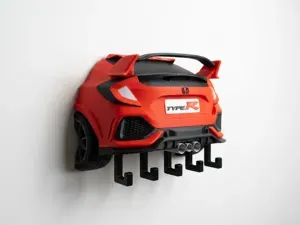 Honda Type R FK8 PortaChaves de Parede