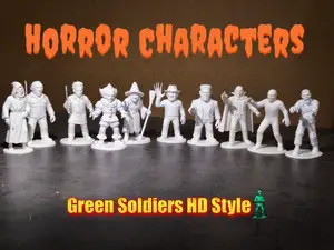 Horror Characters - Green Soldiers HD Style UPDATE